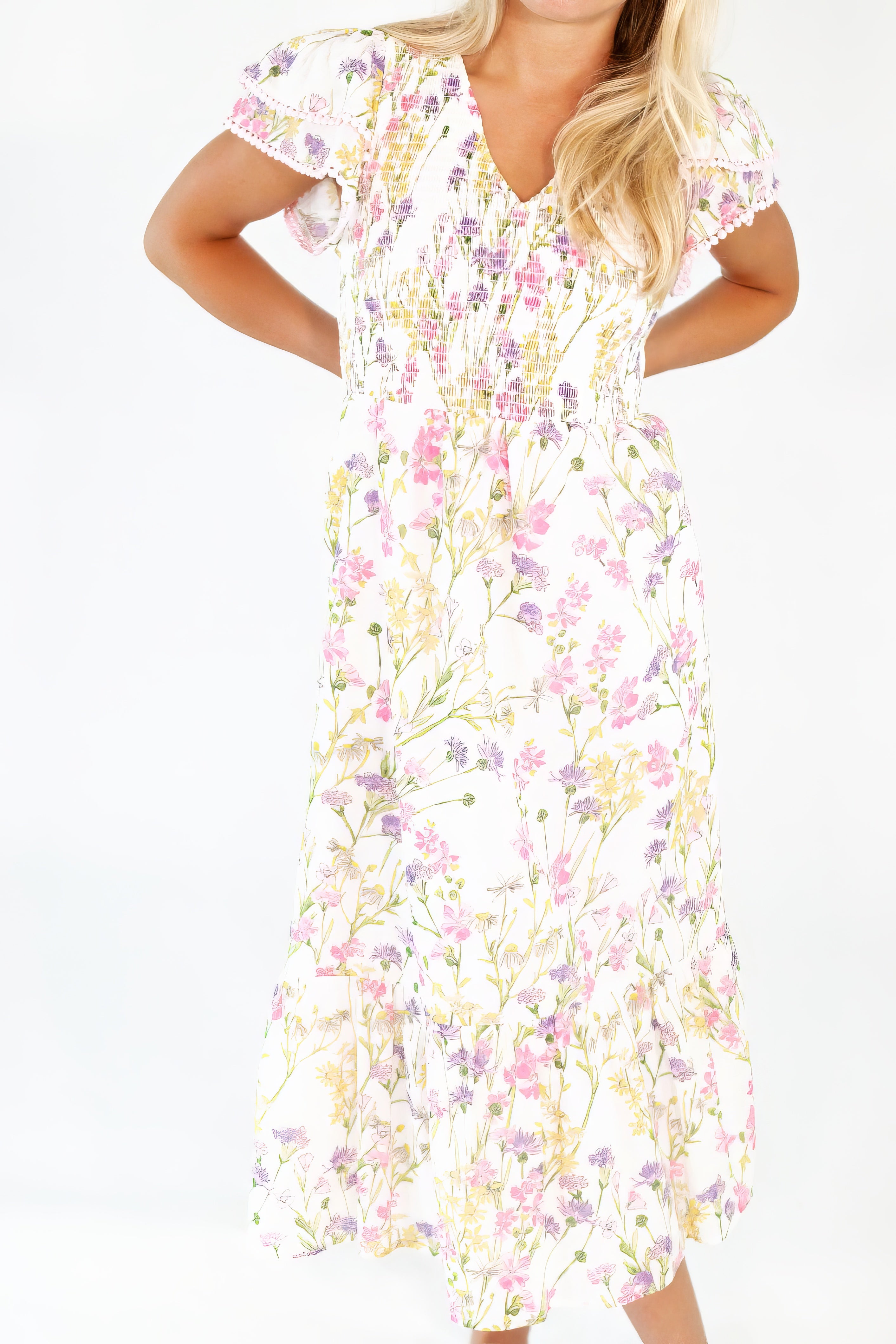 Saige Multicolor Floral Maxi Dress