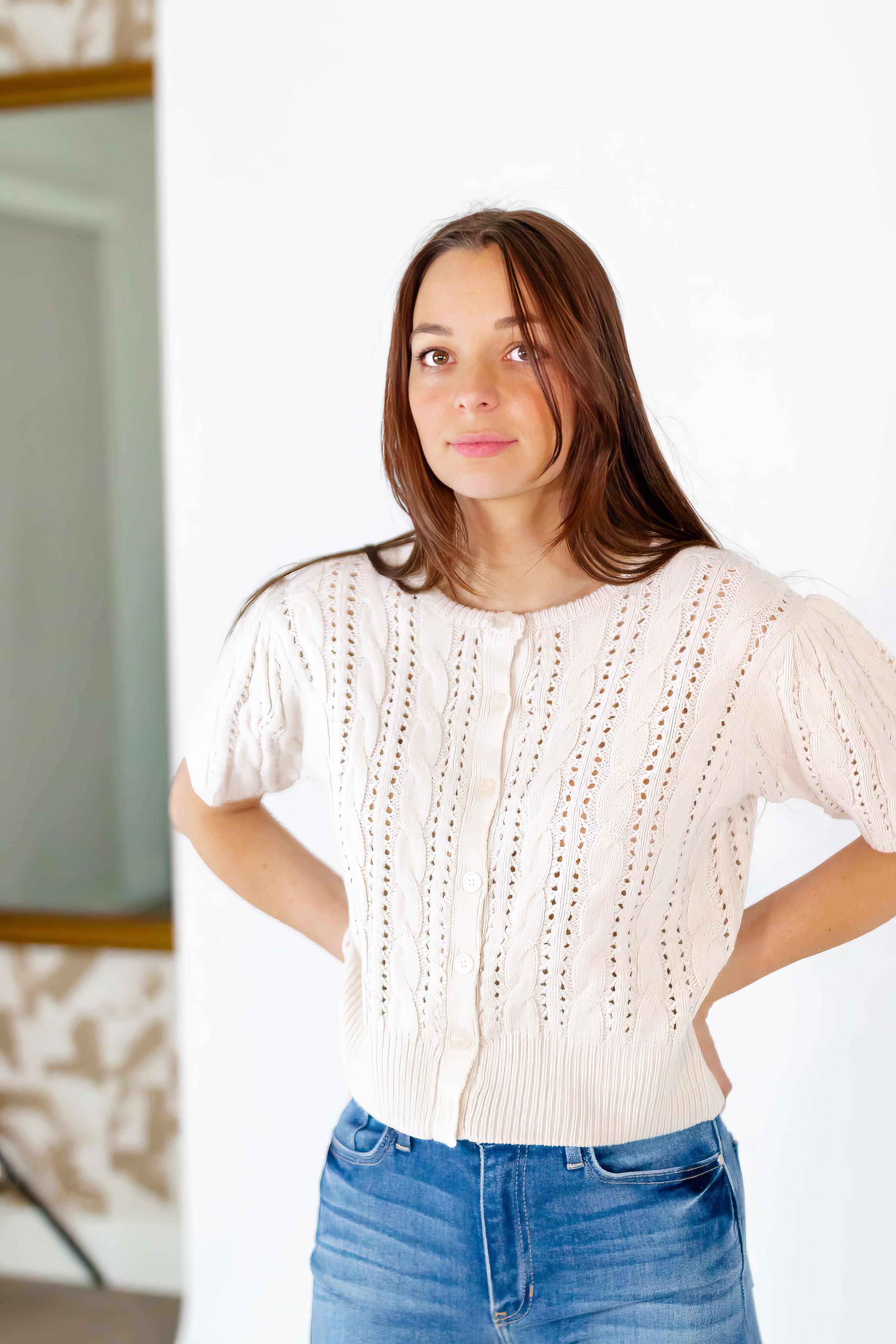 Magnolia Cable Knit Sweater