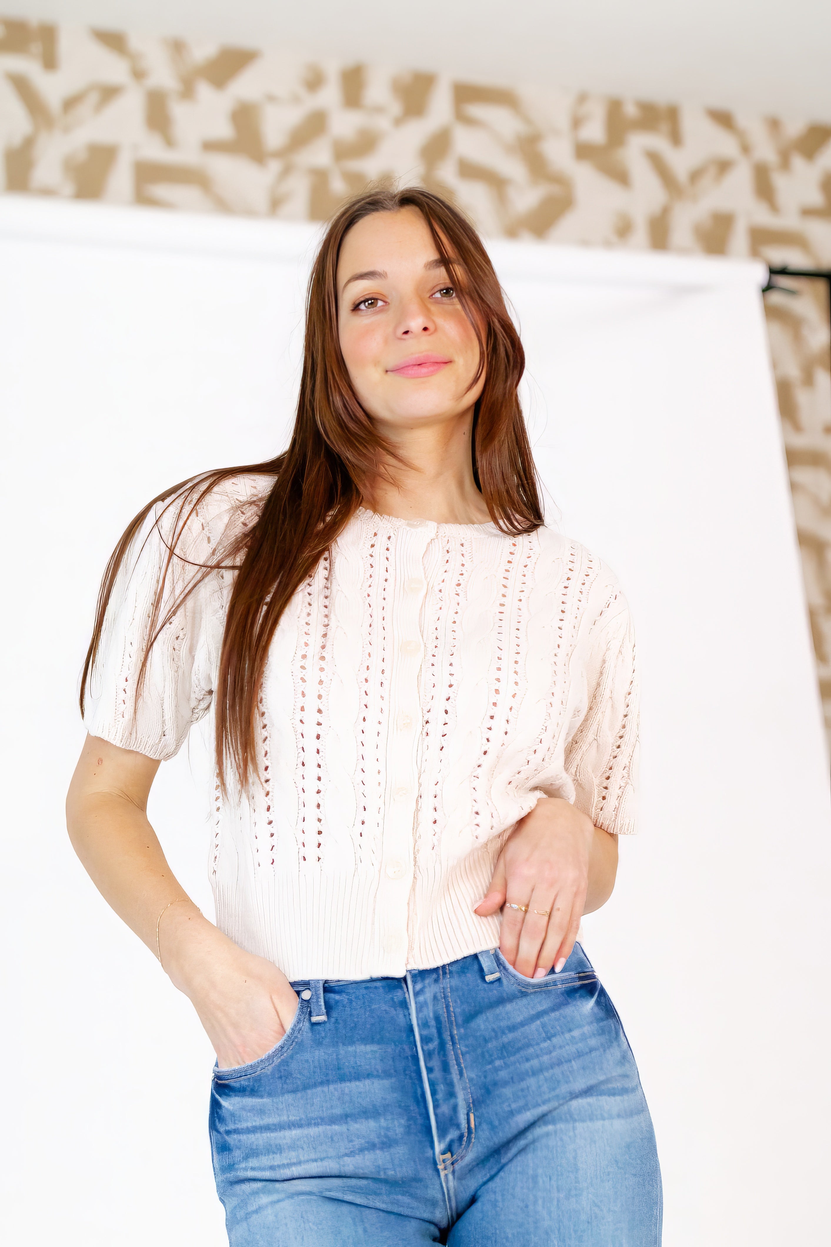 Magnolia Cable Knit Sweater