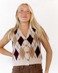 Rambler Argyle Knit Cardigan