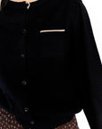 Sabine Button Up Cardigan · Black