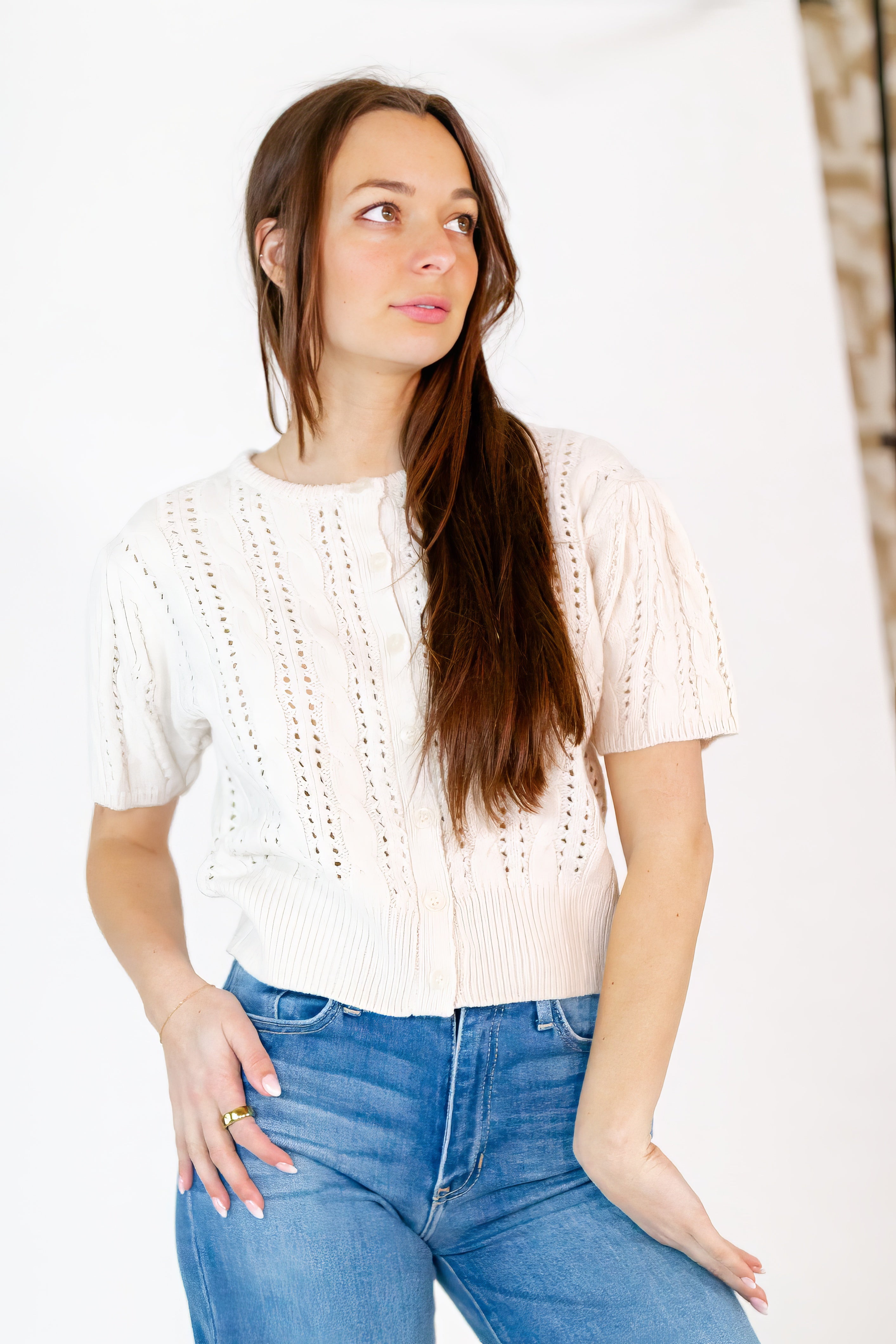 Magnolia Cable Knit Sweater