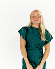 Emerald City Silk Dress