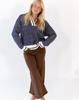 Yura Notched Neckline Sweater