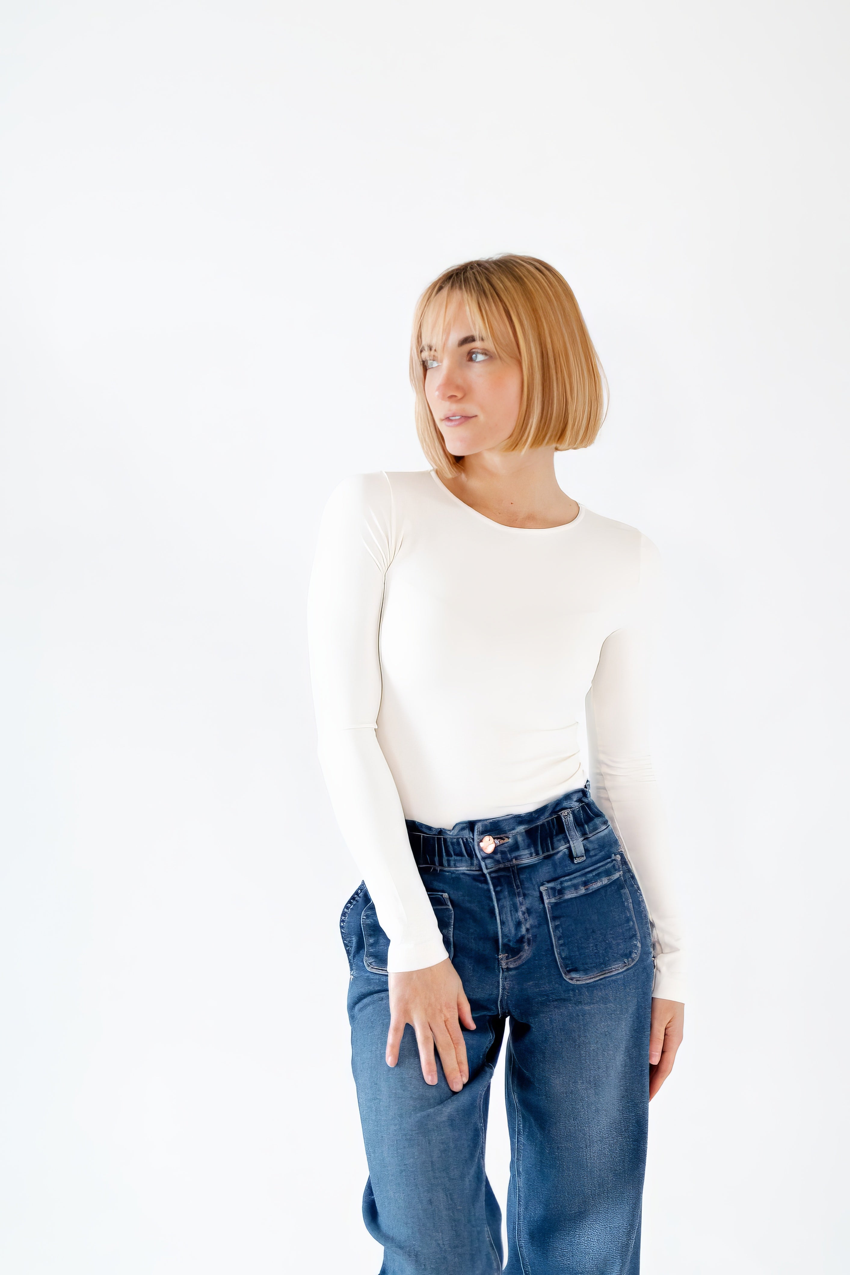 Lyric Seamless Basic Tee