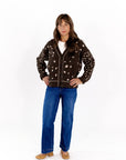 Fawn Print Cardigan