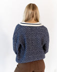 Yura Notched Neckline Sweater