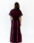 Sirine Piped Maxi Dress