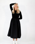 Monse Balloon Hem Midi Dress