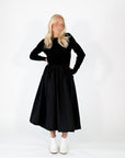 Monse Balloon Hem Midi Dress