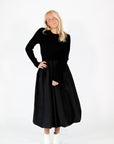 Monse Balloon Hem Midi Dress