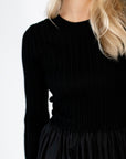 Monse Balloon Hem Midi Dress