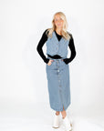 Virginia Button Down Skirt