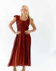 Rabane Ruffle Sleeve Dress