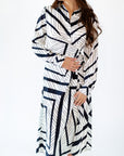Delphine Rouched Shirt Dress