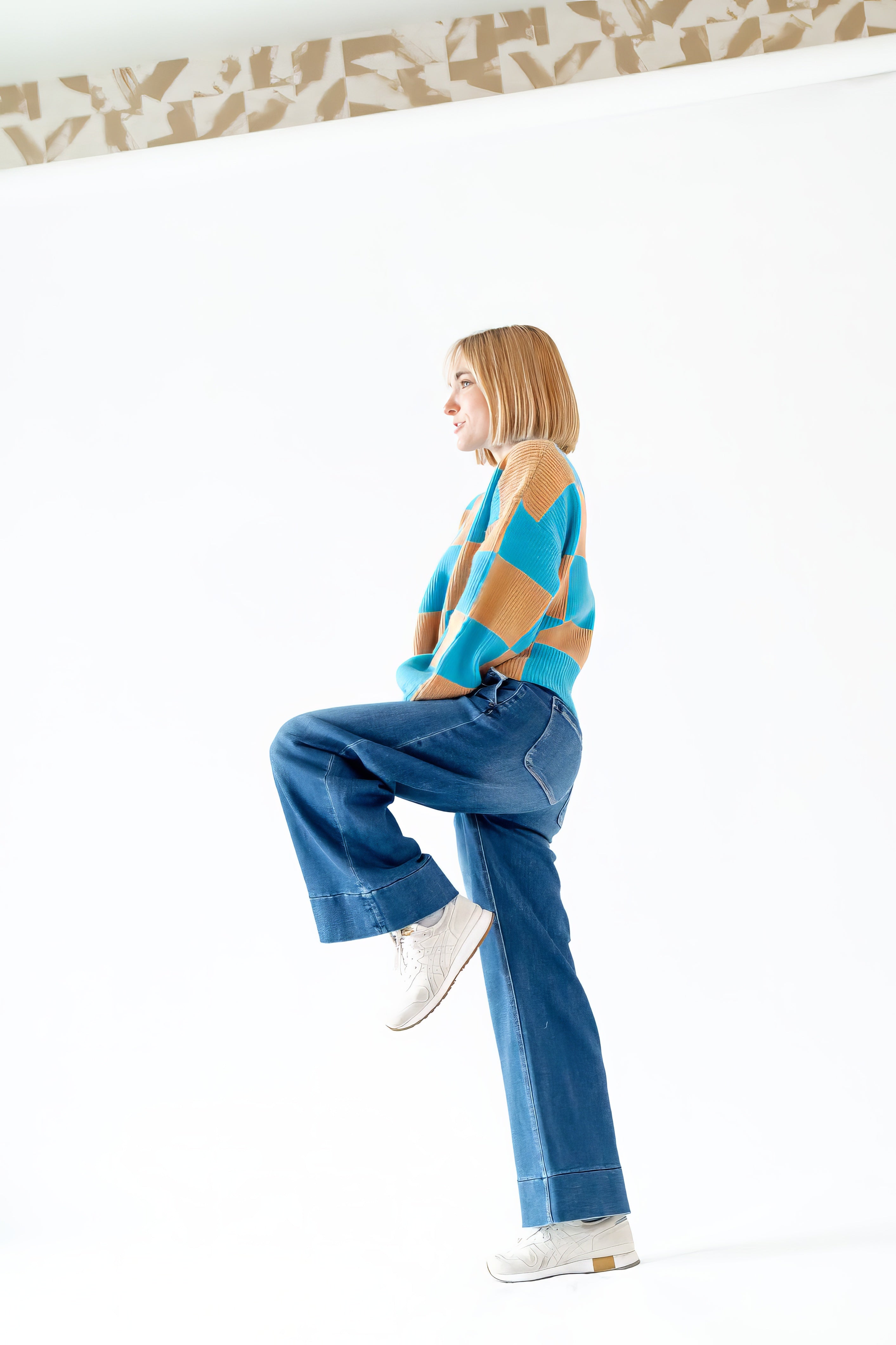 Devereux Checkered Sweater