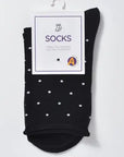 Japanese Polka Dot Socks · Black