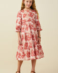 Blush Cascade Tween Dress