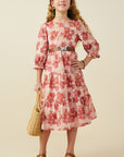 Blush Cascade Tween Dress