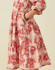 Blush Cascade Tween Dress