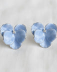 Artistic Floral Design Drop Earrings