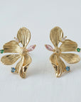 Vintage Inspired Magnolia Earrings