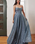 Wesley Glitter Maxi・Smokey Blue