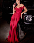 Evelyn Rouched Gown