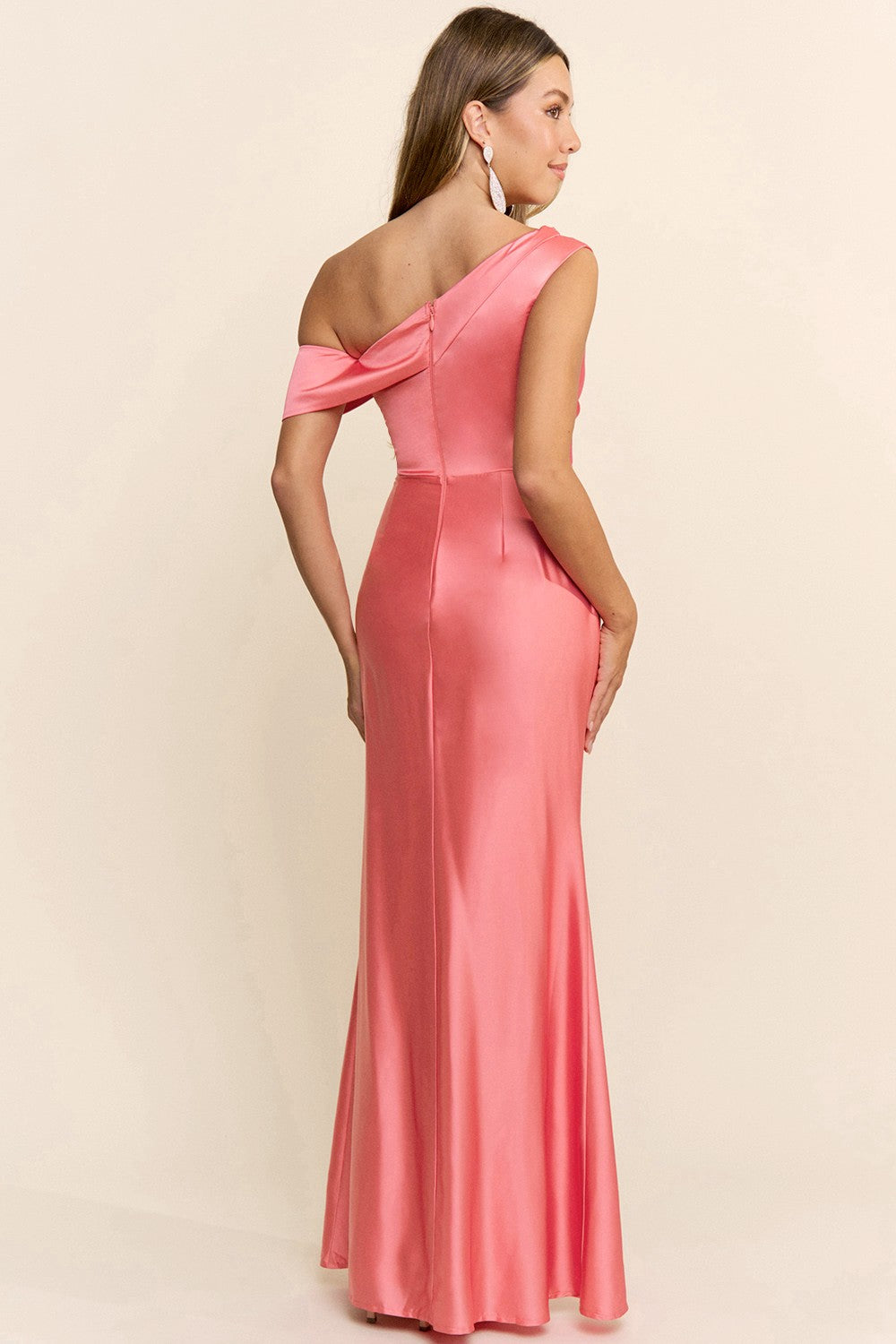 The Coral Drape Formal Twirl Boutique The Coral Drape Formal Twirl Boutique