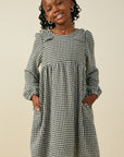 The Cottage Check Tween Dress