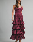 The Crimson Ruffle Formal