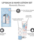 Romantic Rococo Lip Balm and Hand Lotion Set