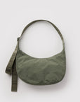 Medium Nylon Crescent Baggu · Caper