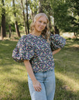 Fleur Puffed Sleeve Blouse