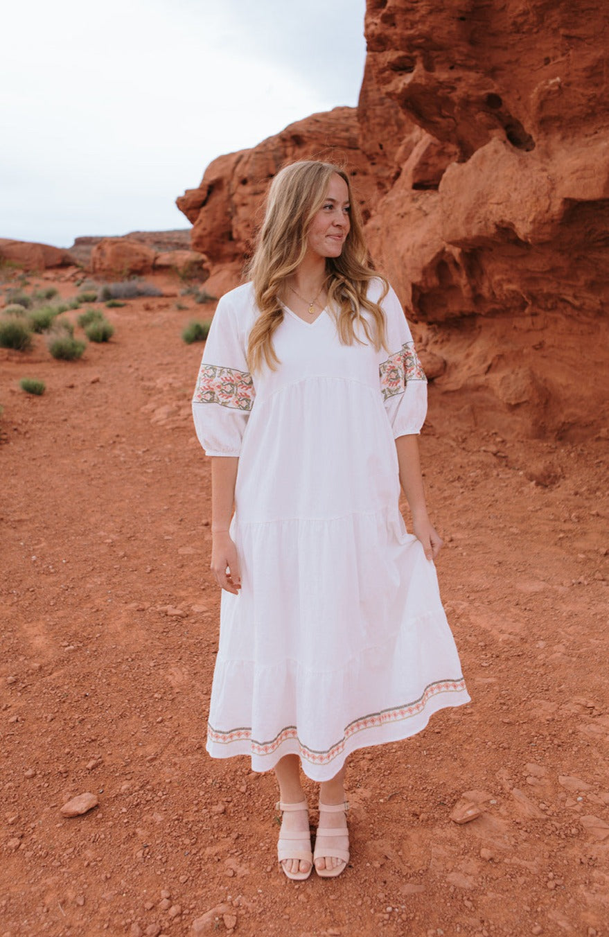 Bedford Embroidered Maxi
