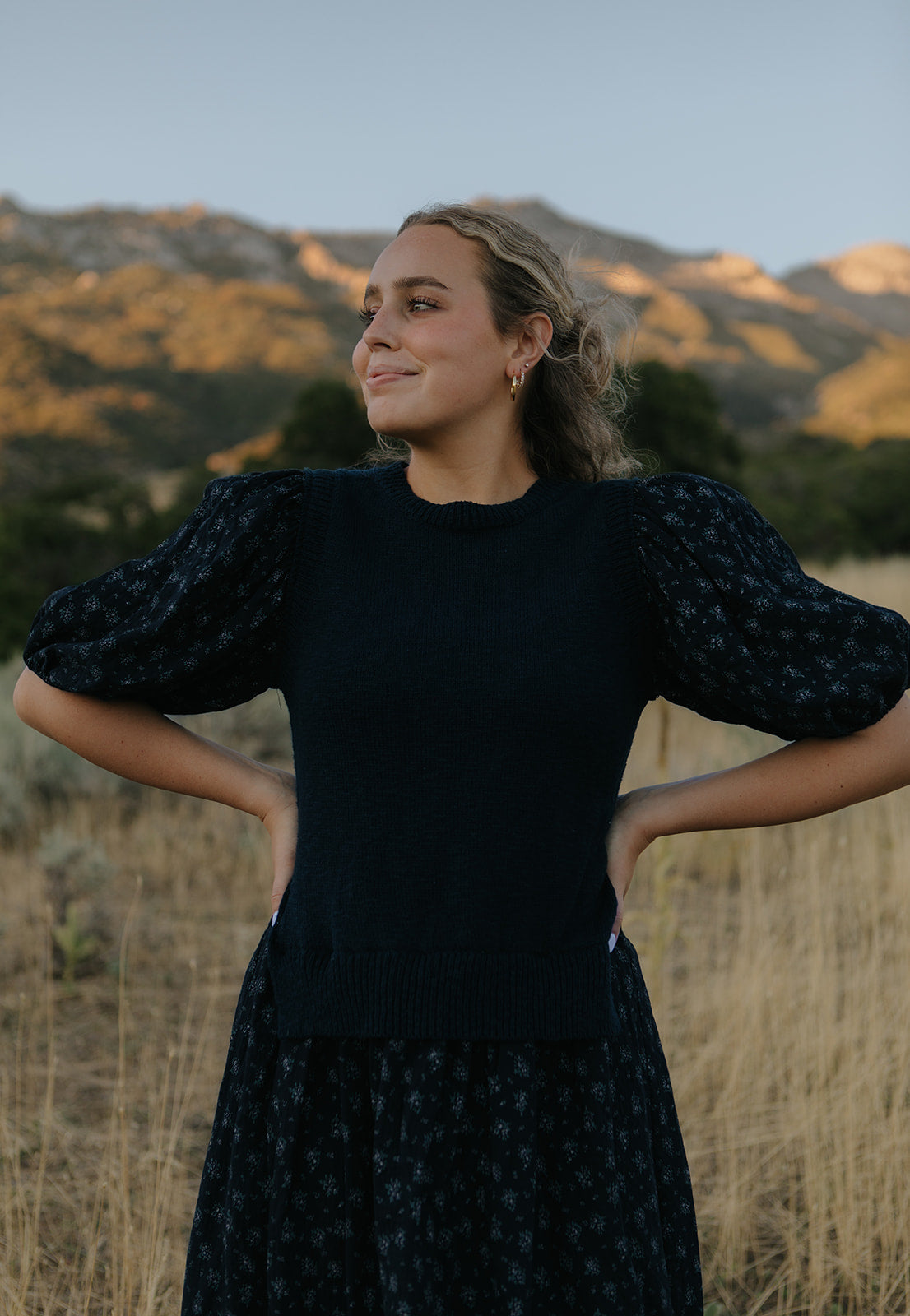Genevieve Knit Dress・Midnight