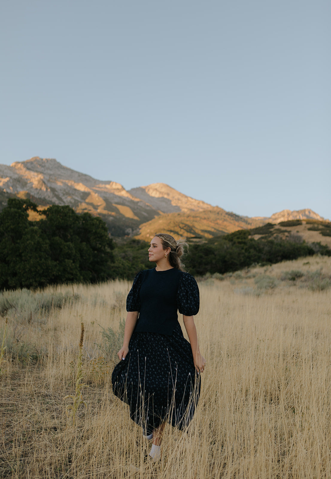 Genevieve Knit Dress・Midnight