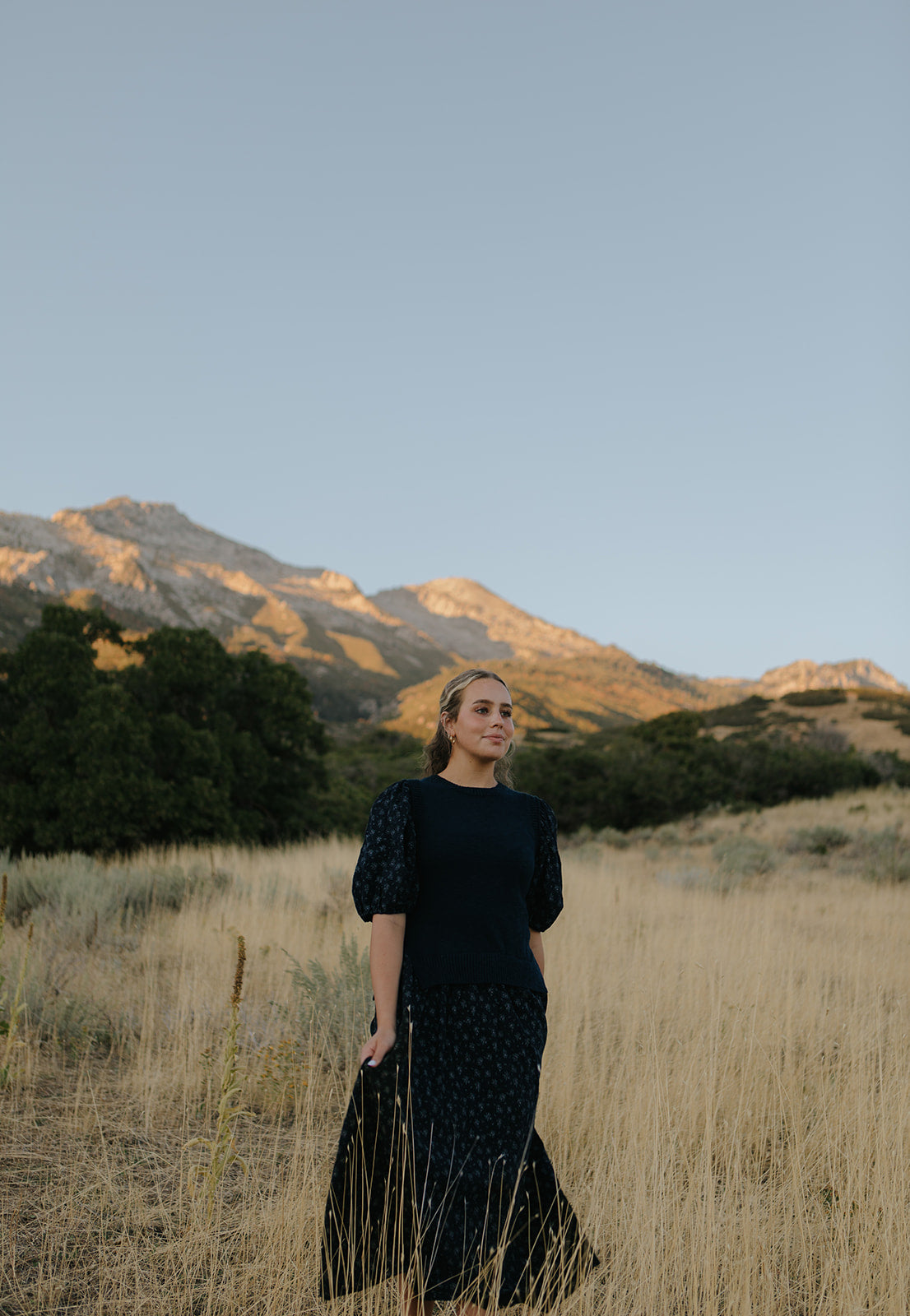 Genevieve Knit Dress・Midnight