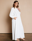 The Half-Zip White Dress