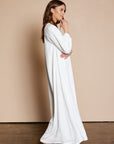 The Half-Zip White Dress