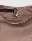 Medium Nylon Crescent Baggu · Toasted Almond