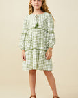 The Olive Canvas Tween Dress