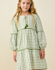 The Olive Canvas Tween Dress