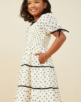 Cookies and Cream Polka Dot Tween Dress