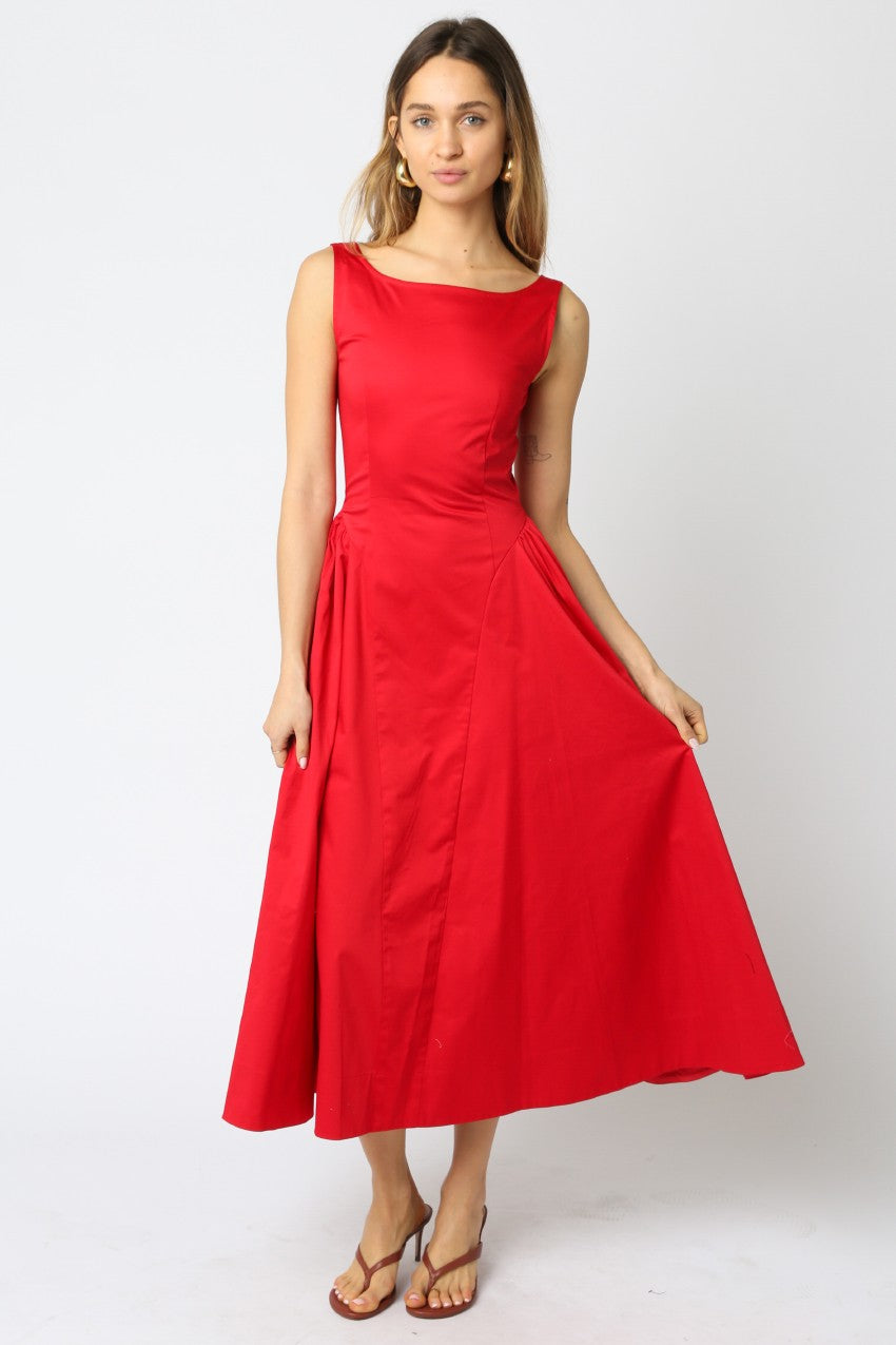 scoop back formal dress COLD SHOULDER SCOOP BACK MAXI DRESS