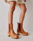 Oliver Leather Clog Boots