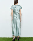 Seafoam Green Knot Silk Formal