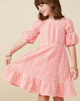 Strawberry Whisper Tween Dress