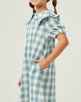 Teal Charm Tween Dress