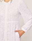 The Timeless Lace White Dress